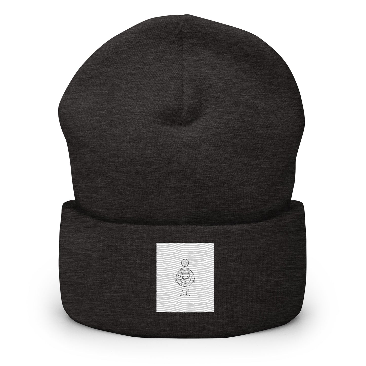 Shiba Inu Girl Cuffed Beanie