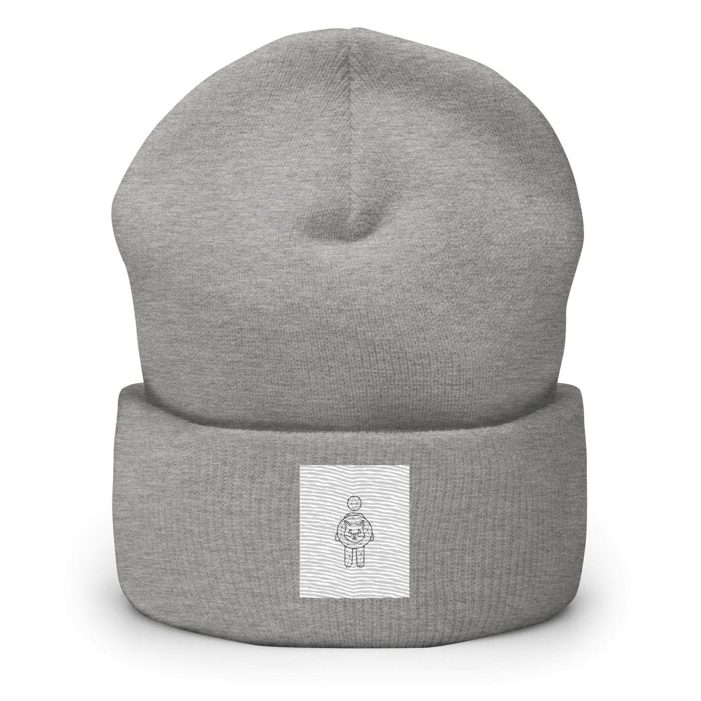 Shiba Inu Girl Cuffed Beanie