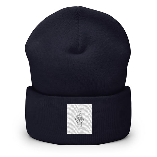 Shiba Inu Girl Cuffed Beanie