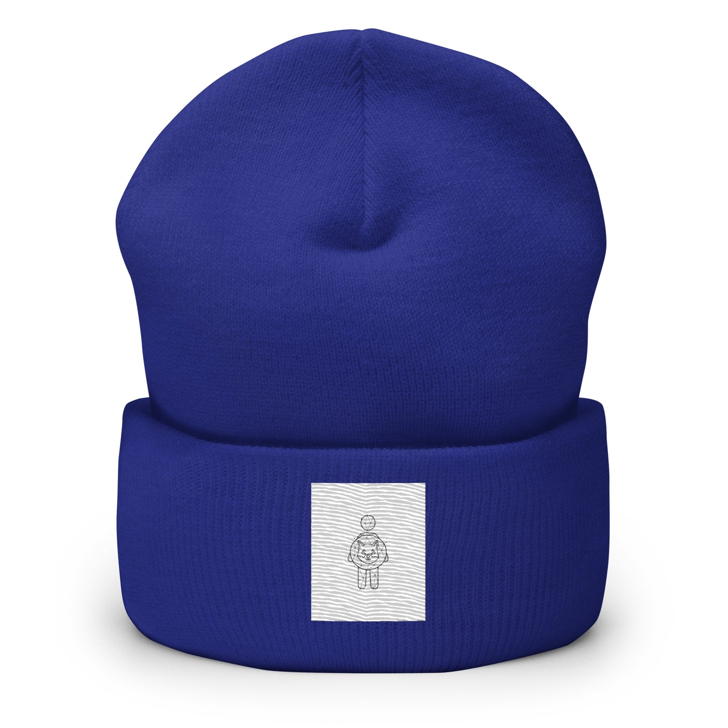 Shiba Inu Girl Cuffed Beanie