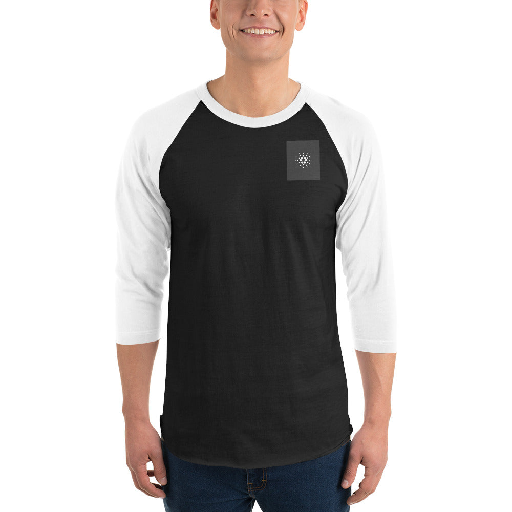 Cardano-Ada 3/4 Sleeve Raglan Shirt