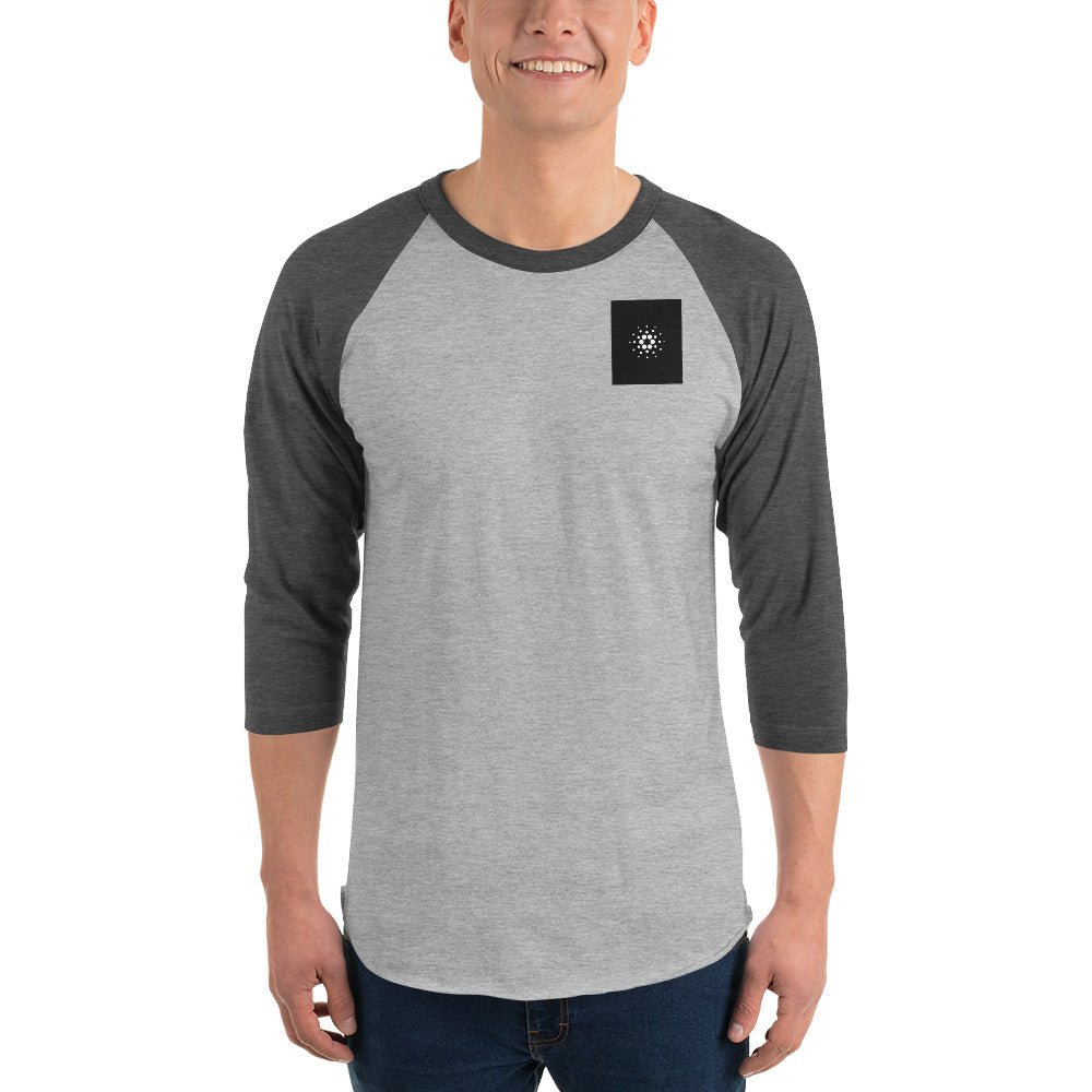 Cardano-Ada 3/4 Sleeve Raglan Shirt