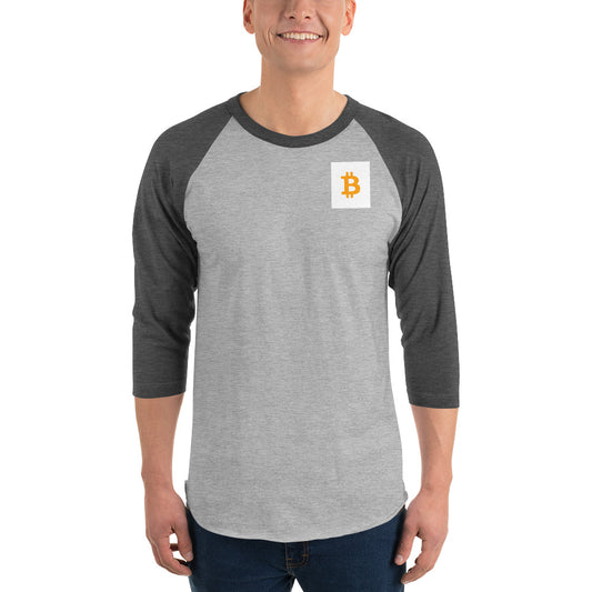 Bitcoin 3/4 Sleeve Raglan Shirt