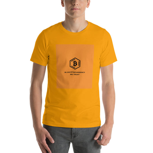 Cryptocurrency-In Crypto We Trust  Unisex T-Shirt